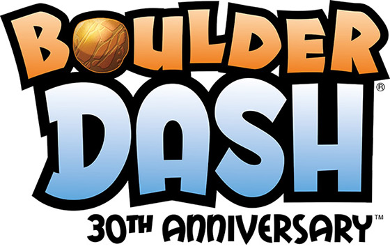Boulder Dash 30th Anniversary logo title 